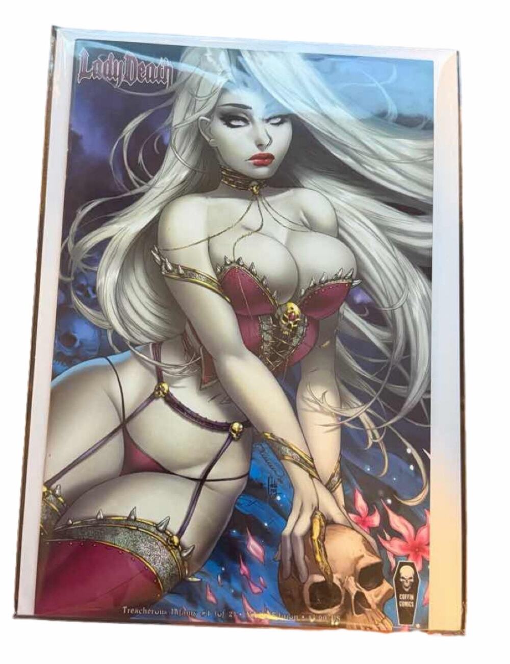 Lady Death Treacherous Infamy Coffin Comics Comic Book